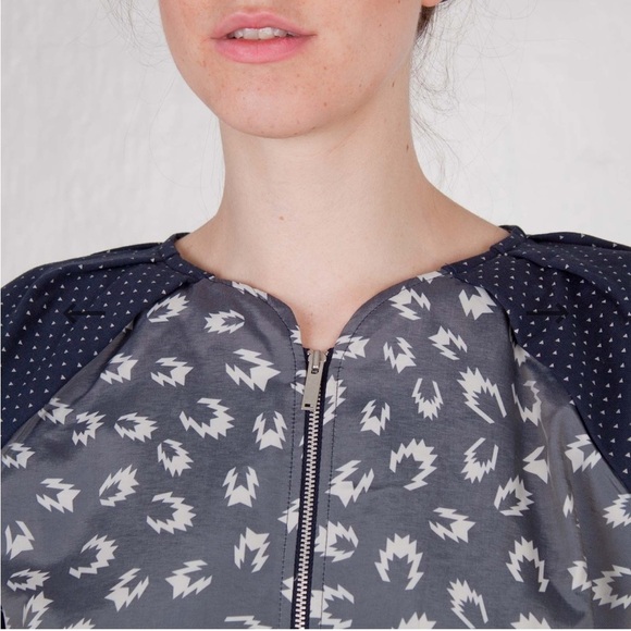 Adidas Originals W AOP Mixed Print Zip Jacket - Size L - Picture 4 of 11